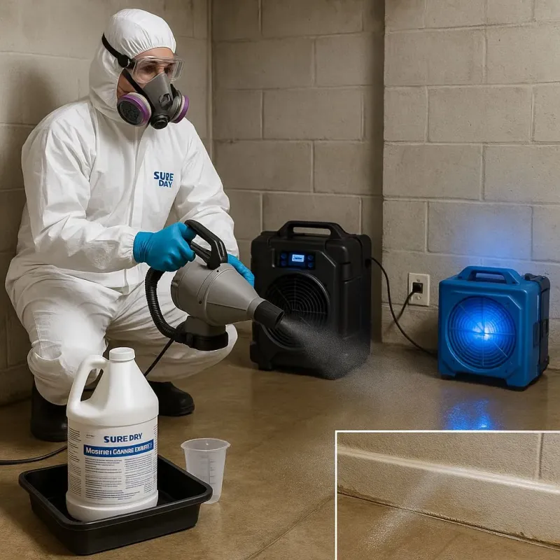 Sanitization and Odor Removal process in Round Lake Park, IL