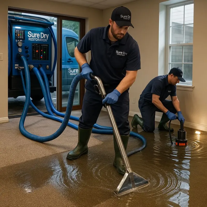 Water Extraction and Removal process in Round Lake Park, IL